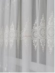 Perdea tulle brodat crem