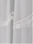 Perdea tulle brodat crem