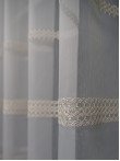 Perdea tulle brodat crem
