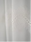 Perdea tulle brodat, crem