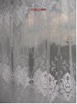 Perdea tulle brodat,crem
