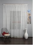 Perdea tulle brodat, ivoire/ crem