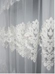 Perdea tulle brodat ivoire