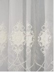 Perdea tulle brodat ivoire