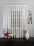 Perdea tulle brodat ivoire