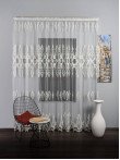 Perdea tulle brodat ivoire