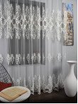 Perdea tulle brodat ivoire