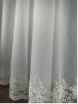 Perdea tulle brodat ivoire