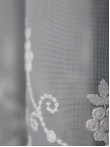 Perdea tulle brodat ivoire