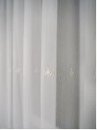 Perdea tulle brodat ivoire/auriu