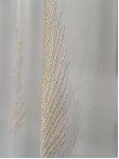 Perdea tulle brodat ivoire/auriu