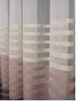 Perdea tulle brodat grena/roz