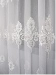 Perdea tulle brodat crem