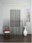 Perdea tulle degrade gri Perdea tulle degrade gri