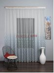 Perdea tulle degrade verde