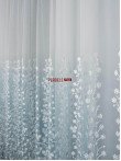 Perdea tulle degrade verde