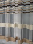 Perdea tulle dungi multicolore