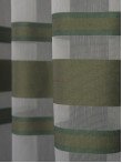 Perdea tulle dungi verde