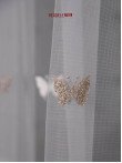 Perdea tulle ivoire,bej,maro