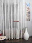 Perdea tulle ivoire,bej