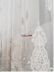 Perdea tulle ivoire,bej