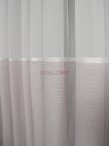 Perdea tulle, ivoire/roz