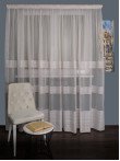 Perdea tulle roz