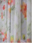 Perdea voal flori multicolore