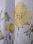 Perdea voal floricele galben