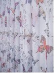 Perdea voal, fluturi multicolori Perdea voal, fluturi multicolori