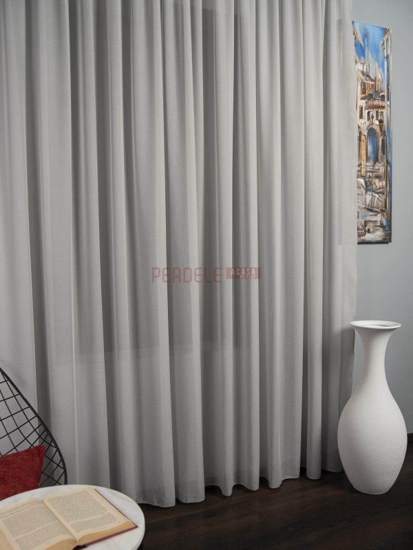 Perdea voal gri Perdea voal gri