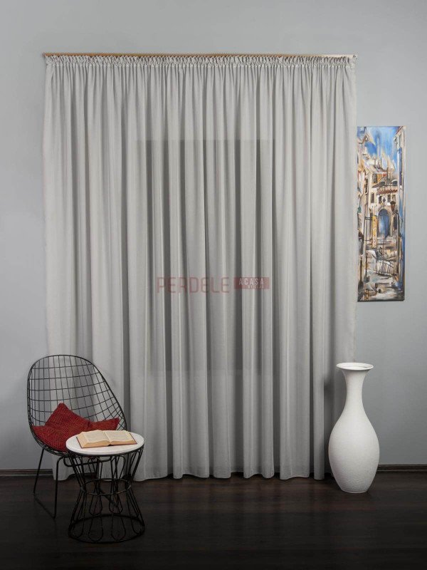 Perdea voal gri Perdea voal gri