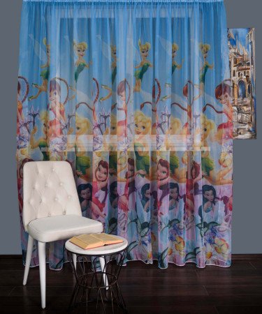 Perdea voal model copii