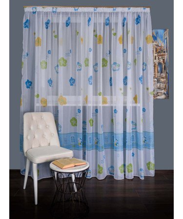 Perdea voal model copii