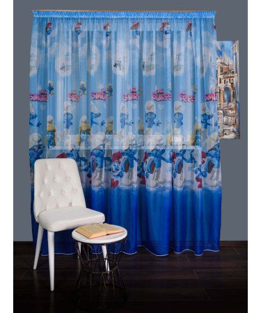 Perdea voal model copii