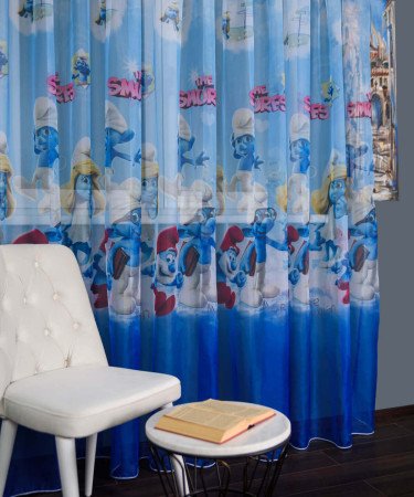 Perdea voal model copii