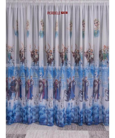 Perdea voal model copii