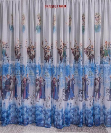 Perdea voal model copii