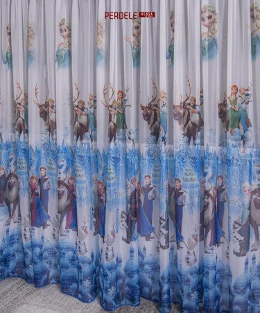Perdea voal model copii