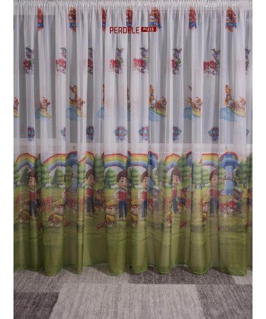 Perdea voal model copii