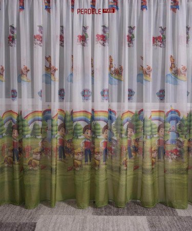 Perdea voal model copii