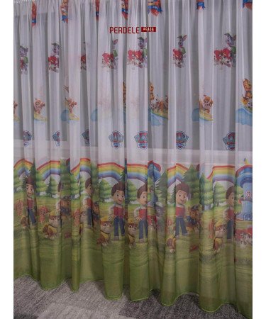 Perdea voal model copii