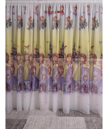 Perdea voal model copii