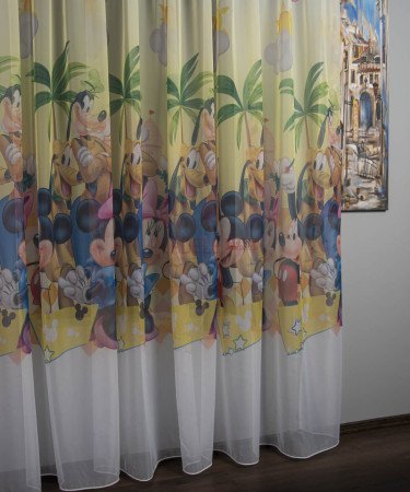 Perdea voal model pentru copii Perdea voal model pentru copii