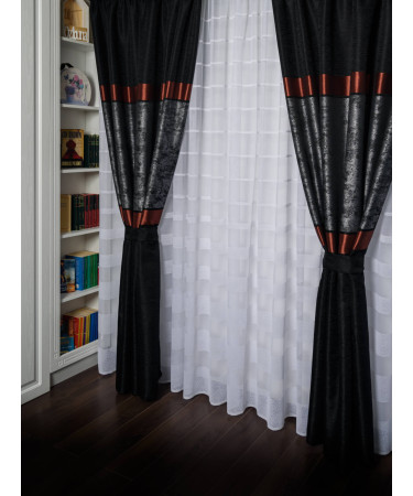 Set perdea si draperie Aurora Set perdea si draperie Aurora