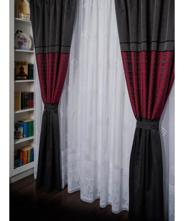 Set perdea si draperie Camelia Set perdea si draperie Camelia