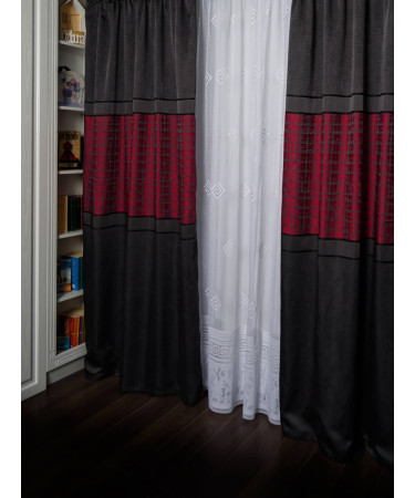 Set perdea si draperie Camelia Set perdea si draperie Camelia