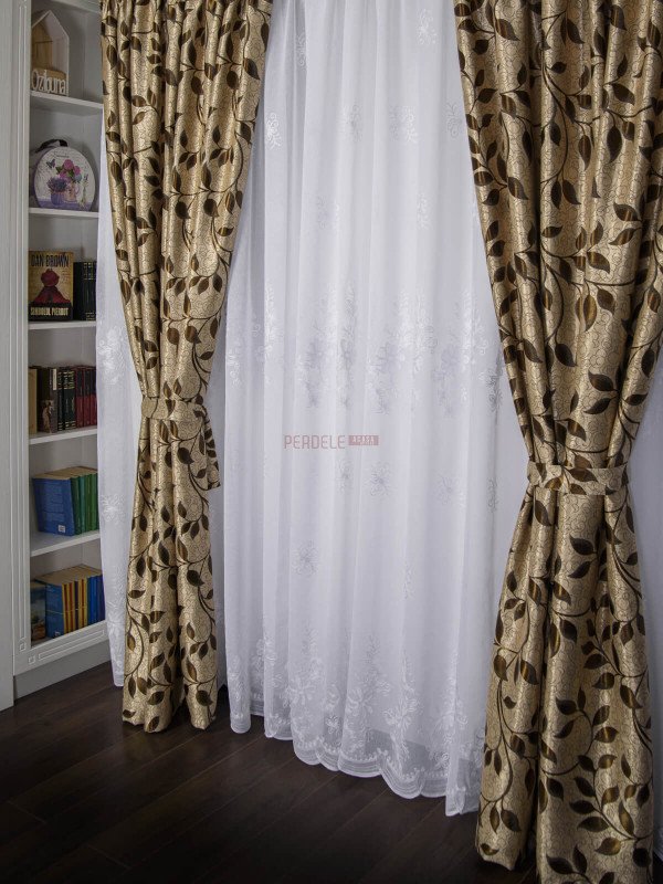 Set perdea si draperie Carol