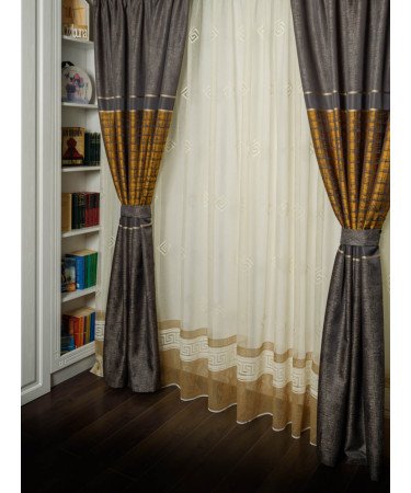 Set perdea si draperie Cezara Set perdea si draperie Cezara