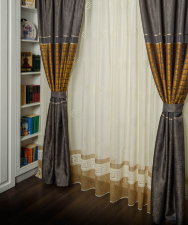 Set perdea si draperie Cezara